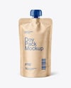 Kraft Paper Doy Pack Mockup