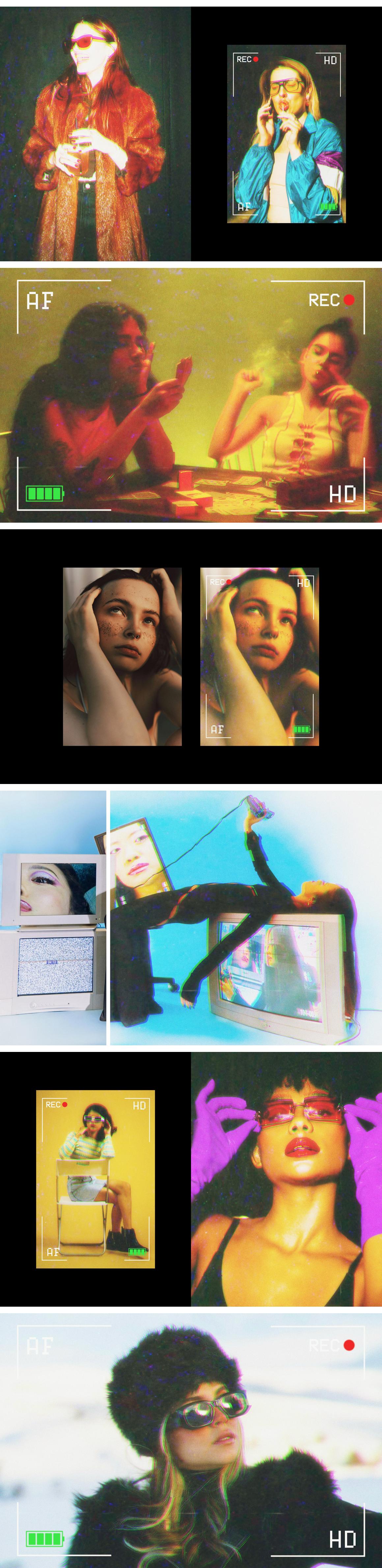 Vintage VHS Tape Template