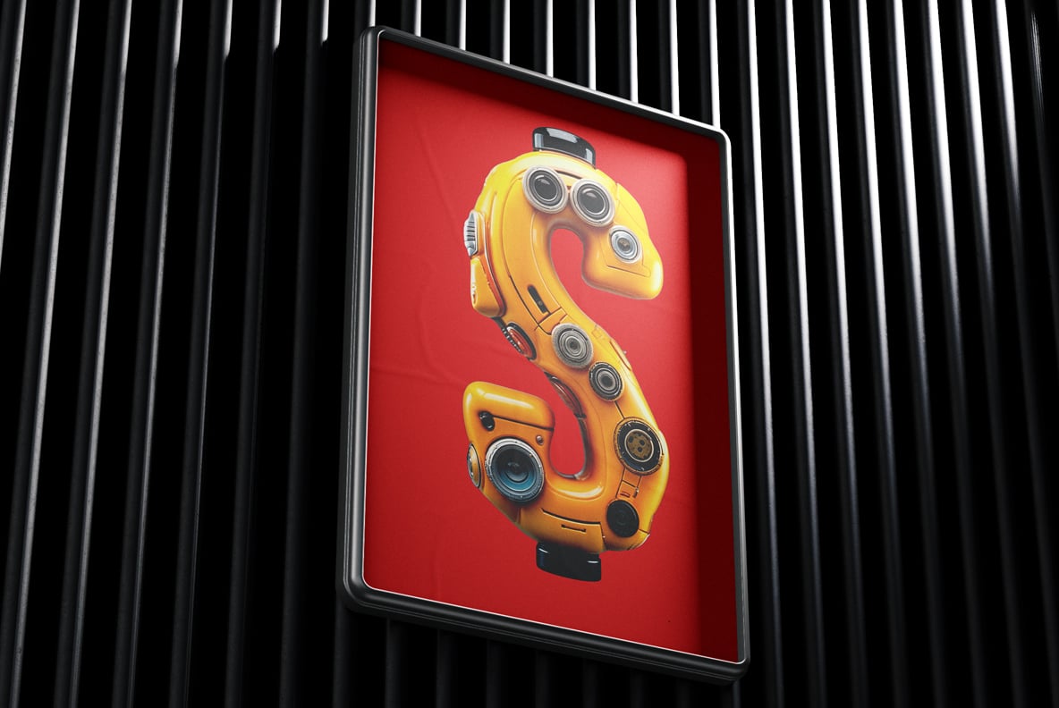 Yellow Robot Font
