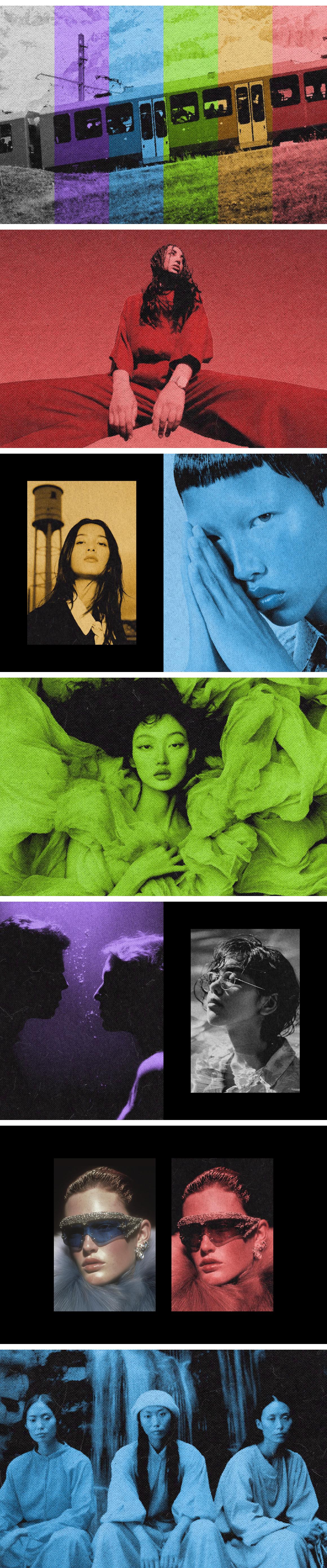 Grain Colored Printer Photo Effect