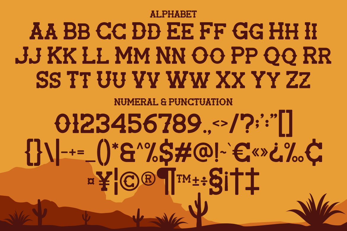 Village Horse Font
