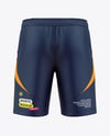 Training Shorts Mockup - Back View