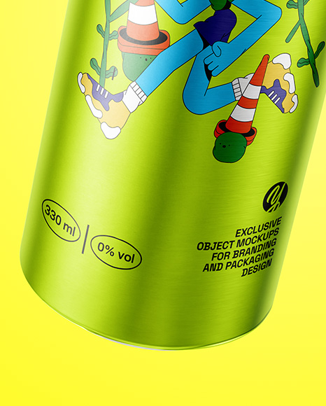 Aluminium Can Mockup