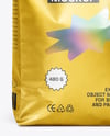 Metallic Food Bag Mockup