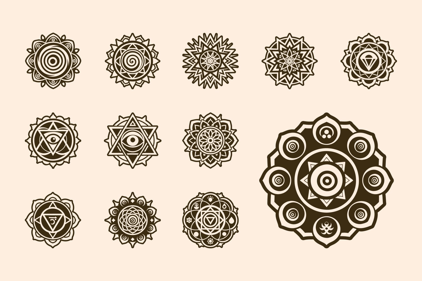 Chakra Symbols Collection
