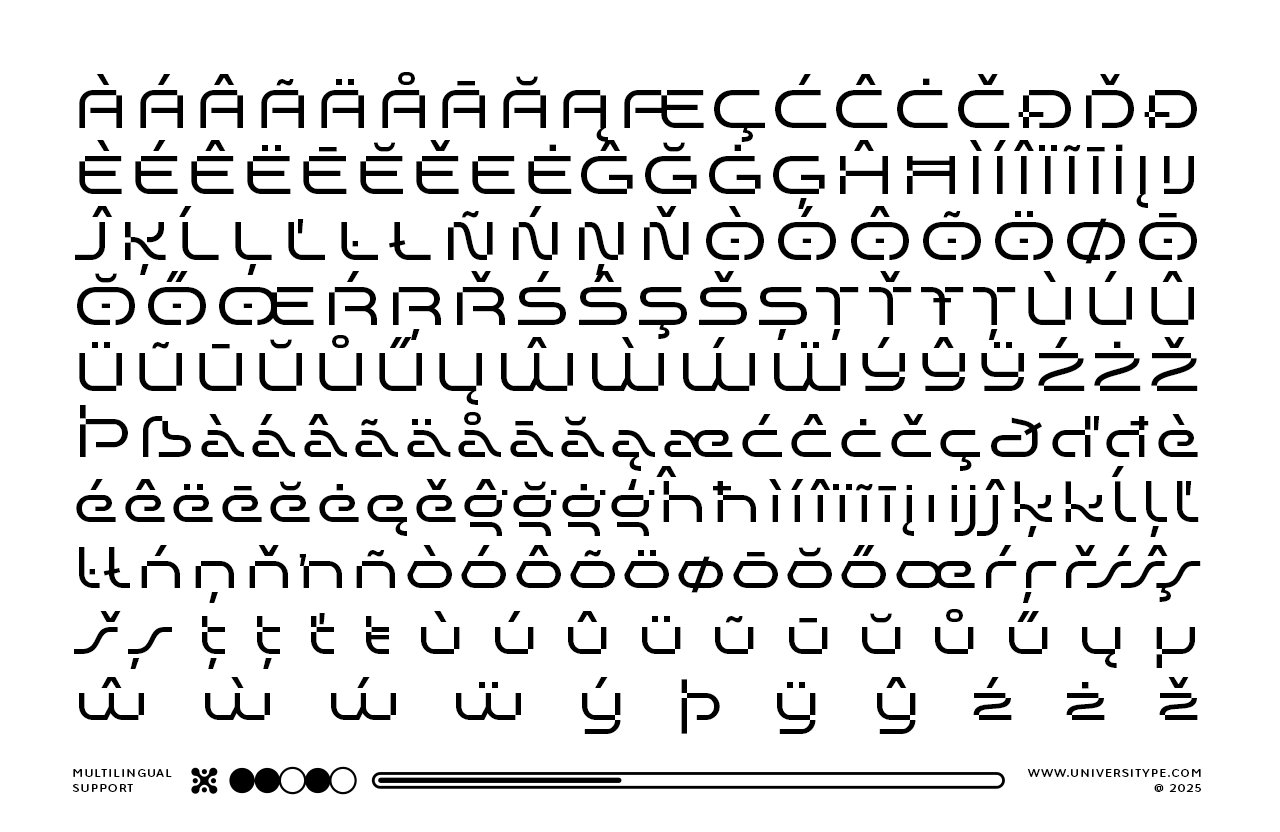 UT Defghio Nixav - A Futuristic Font