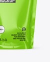 Glossy Stand-up Pouch Mockup
