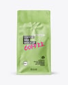 Matte Coffee Bag Mockup