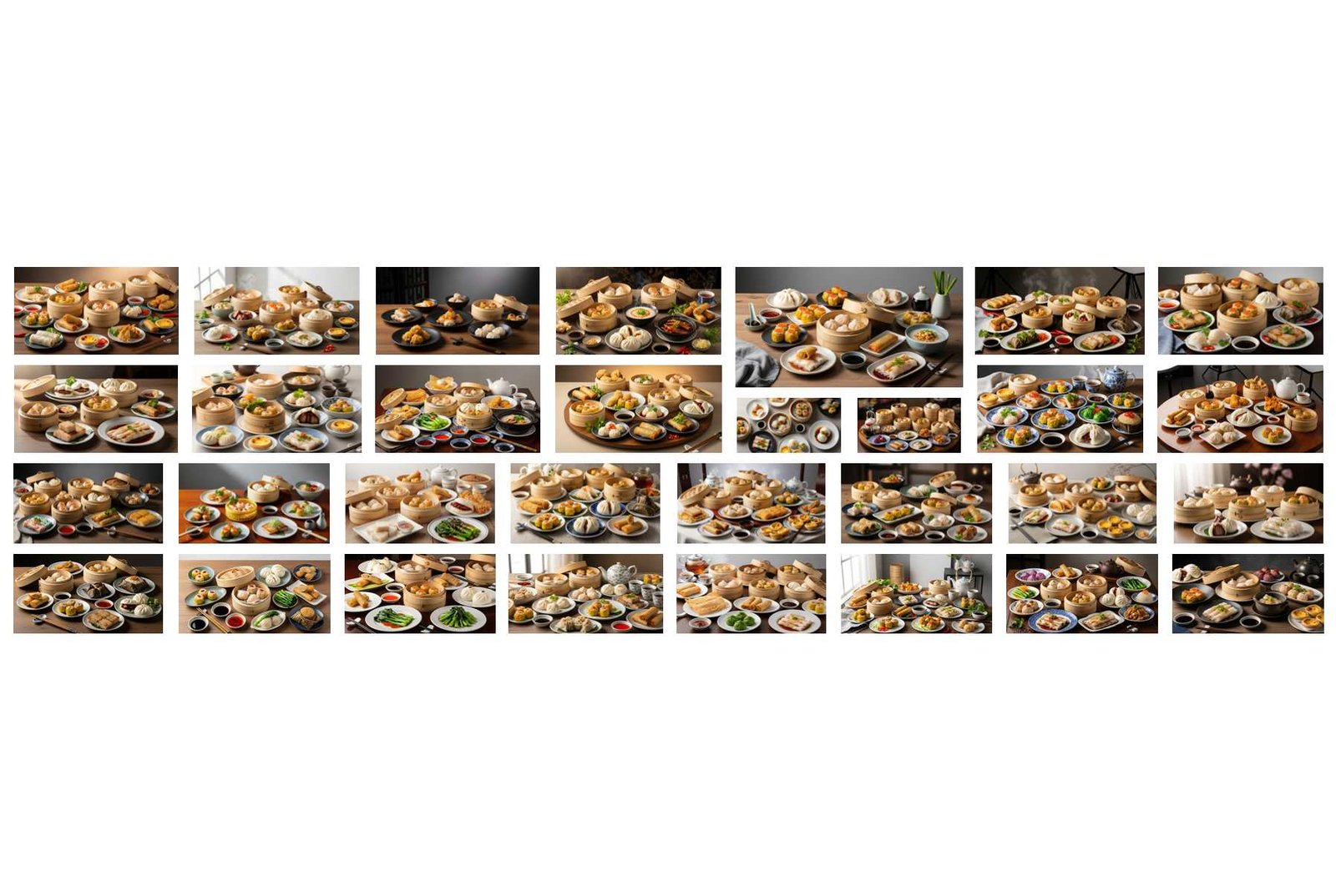 68 Cantonese Dim Sum Stock Photos for Food Branding and Editorial Use