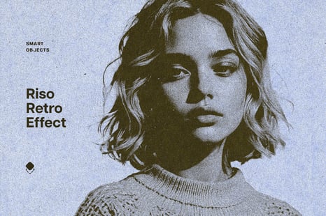 Vintage Risograph Photo Effect - Add-Ons