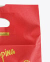 Kraft Paper Bag Mockup - Front View