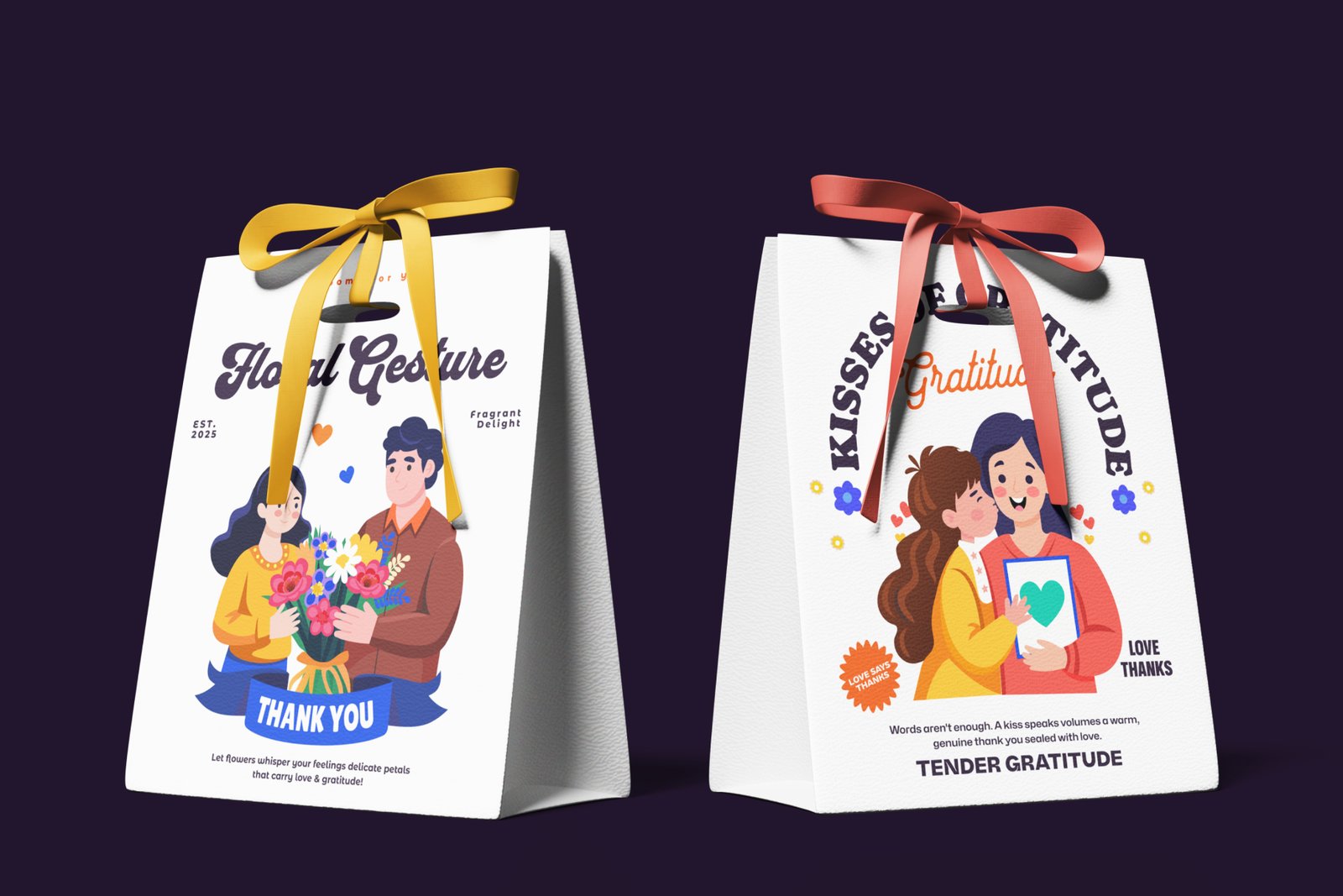 Thank You Illustration Set