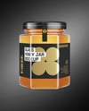 Hexagon Glass Honey Jar Mockup