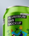 12oz Aluminium Can on the Block Mockup