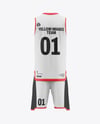 Basketball Kit Mockup - Back View