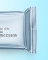 Matte Metallic Snack Package Mockup