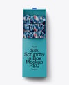 Silk Scrunchy in Box Mockup