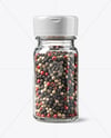 Spice Jar with Peppercorns Mix Mockup