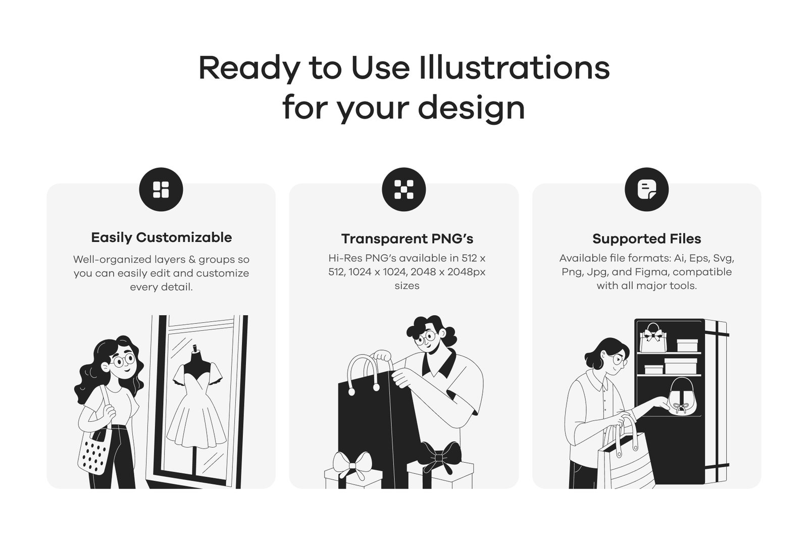 Shopping Illustration Art