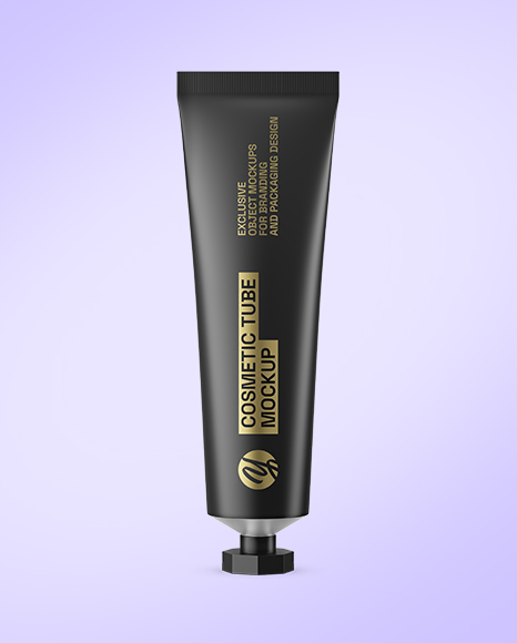 Matte Cosmetic Tube Mockup