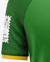 Men's Short Sleeve Raglan Polo Mockup