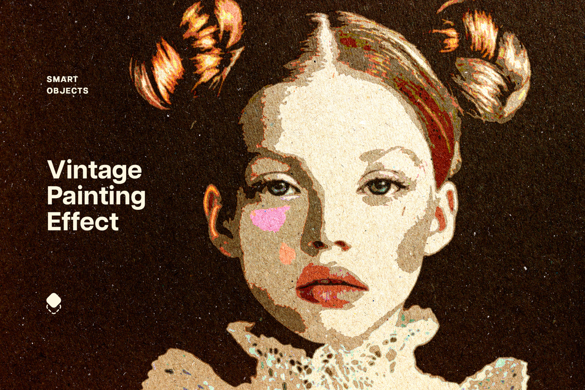 Vintage Painting Photo Effect
