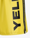 Boxing Shorts Mockup - Half Side View