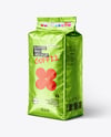 Metallic Coffee Bag Mockup