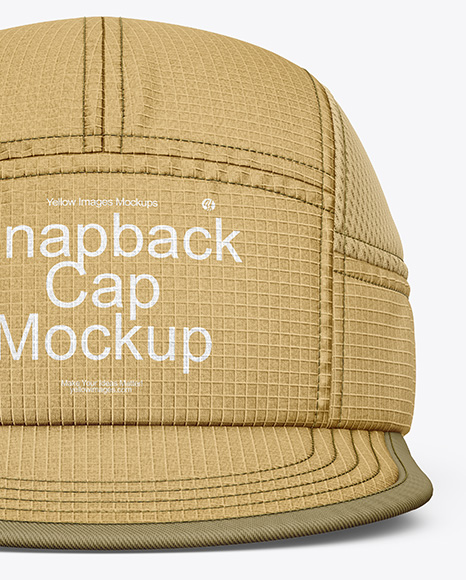 Ripstop Snapback Cap Mockup