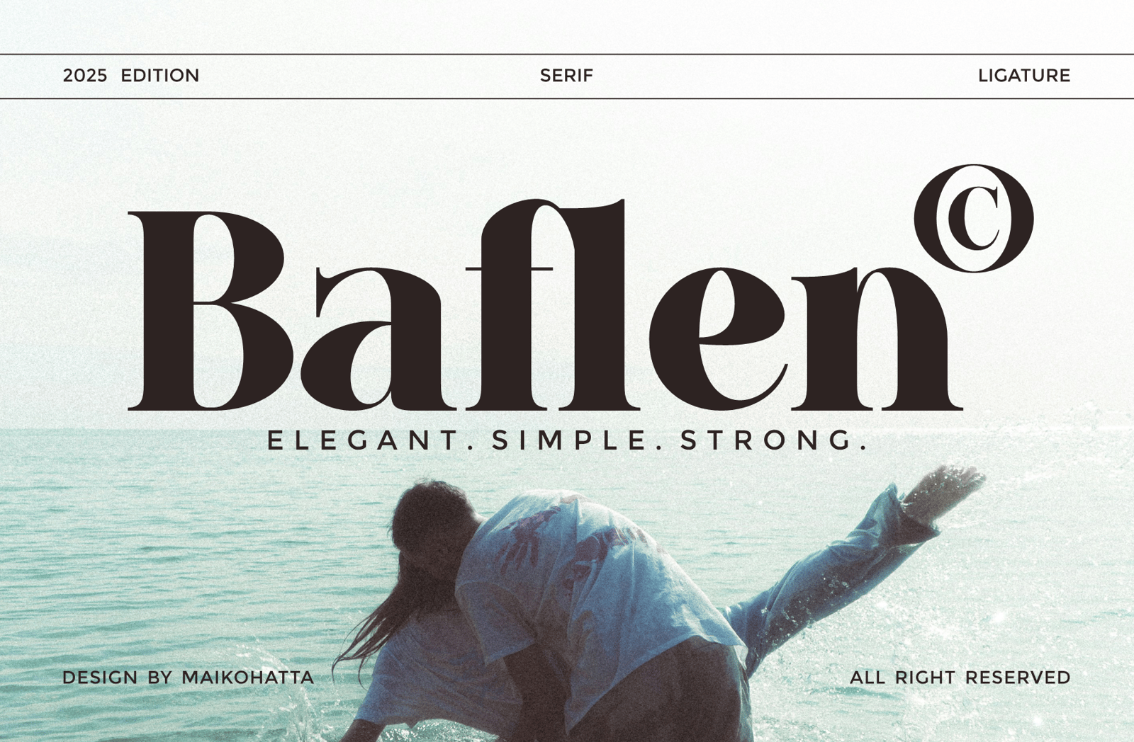Baflen Modern Serif Typeface