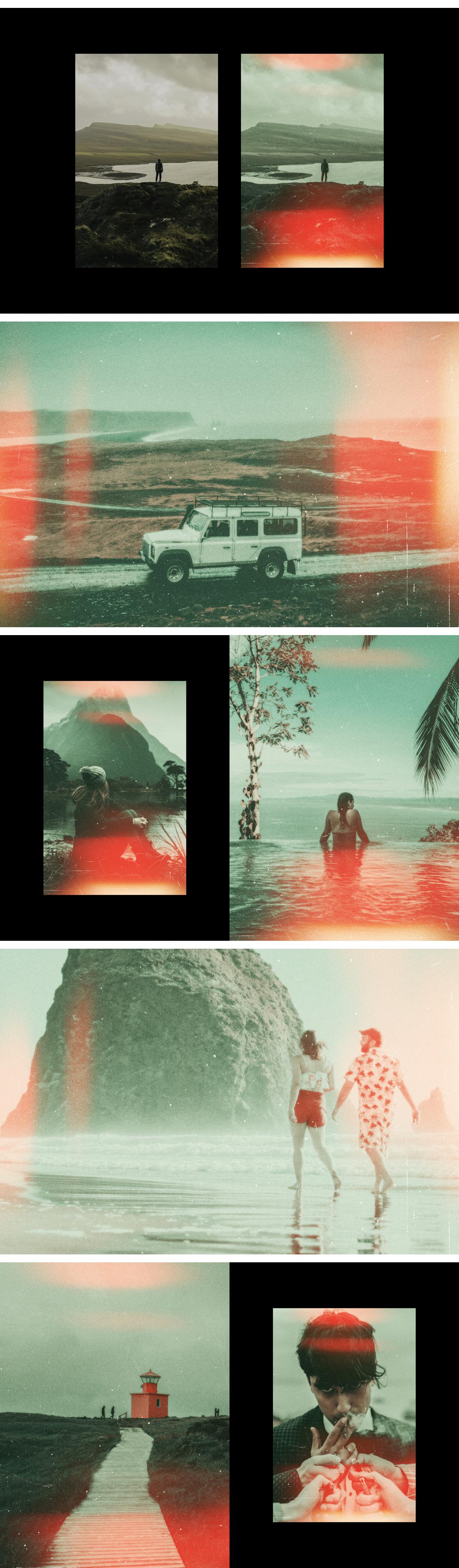 Film Burn Photo Effect