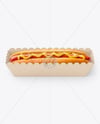 Kraft Paper Tray with Hot Dog Mockup
