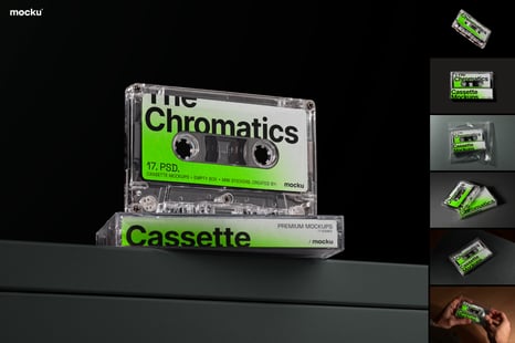 Cassete Mockup Set - Creative Store