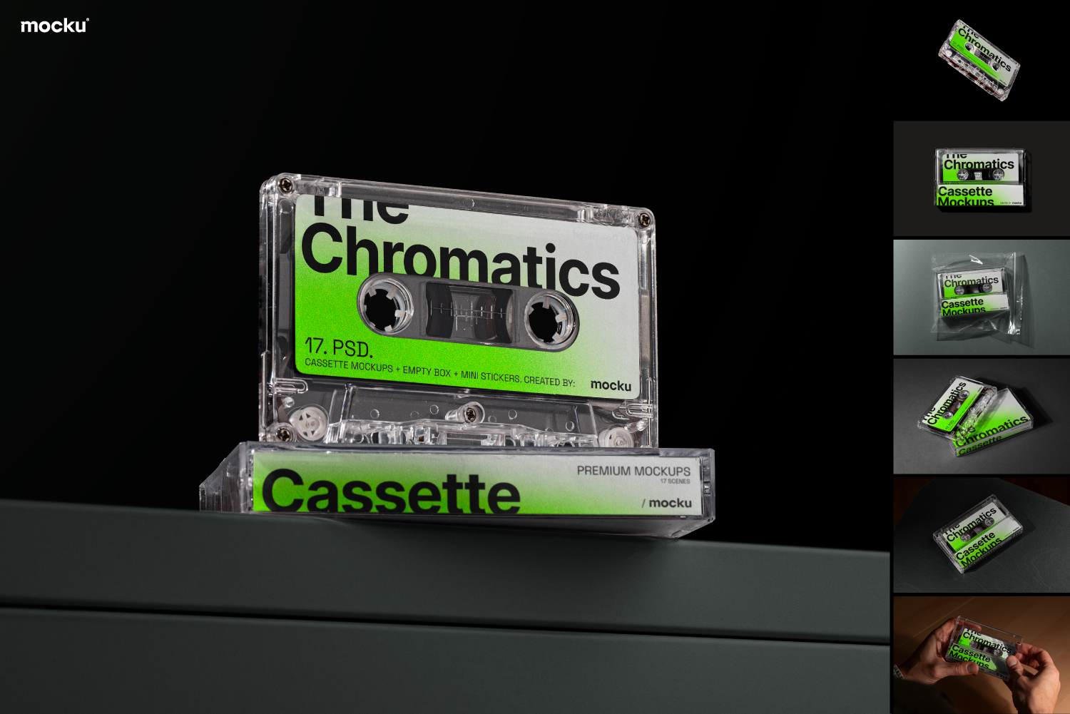 Cassete Mockup Set