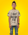 Boy Wearing T-shirt and Ripped Jeans Mockup