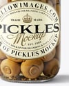 Glass Jar with Champignons Mockup