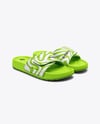 Pair of Velcro Slide Sandals Mockup