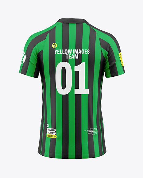 Soccer Jersey Mockup - Back View