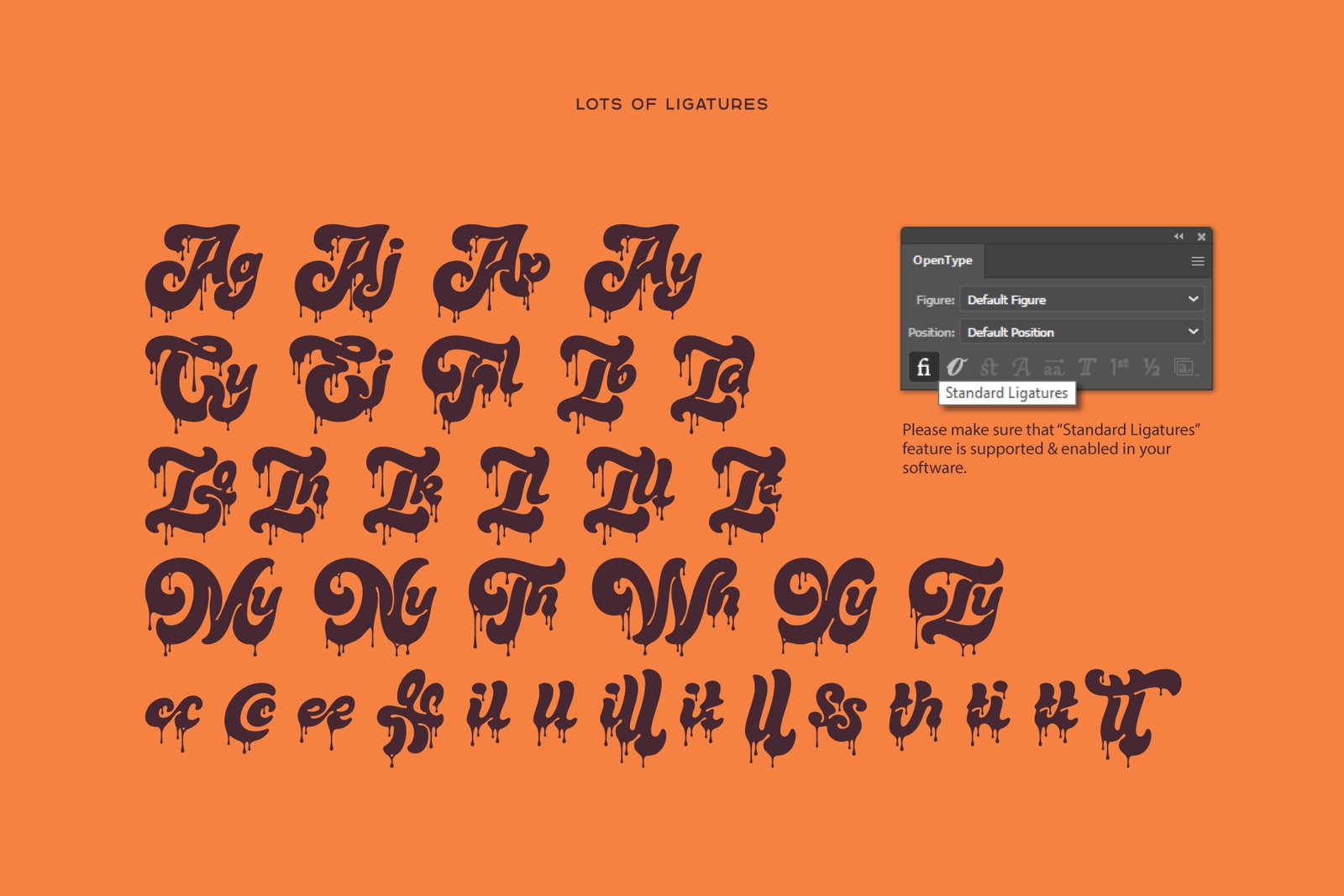 Milley Honey — Sweet Melting Font