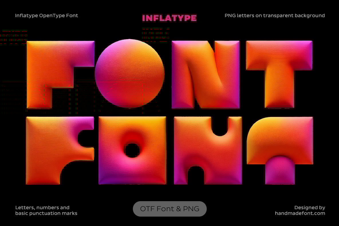 Inflatype Font