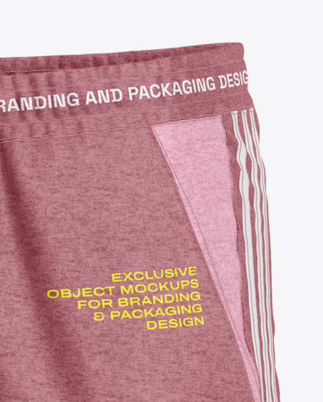 Heather Men’s Pants Mockup - Half Side View