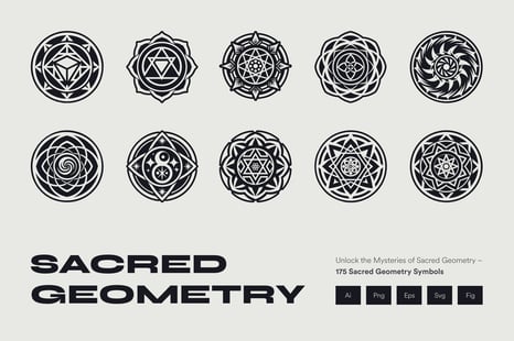 Glyph Sacred Geometry Symbols - Graphics