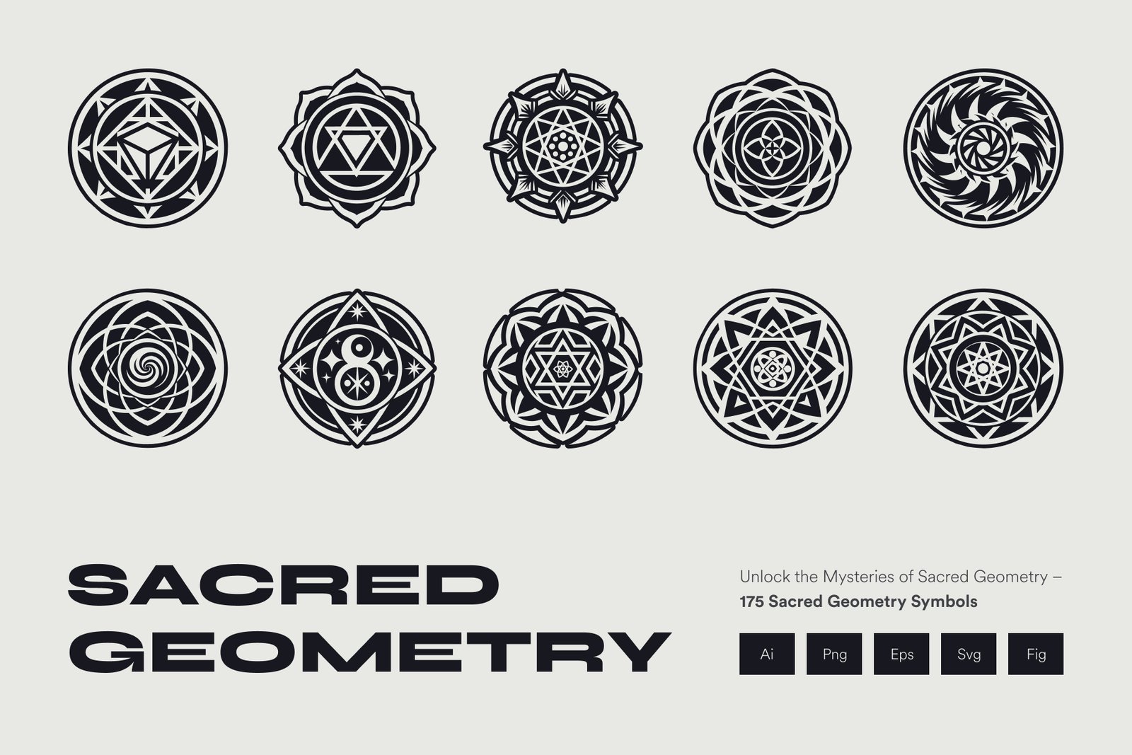 Glyph Sacred Geometry Symbols