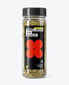 Glass Jar with Fennel Seeds Mockup