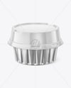 Aluminium Foil Cup with Glossy Plastic Cap Mockup