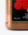 Square Plastic Jar with Ground Cloves Mockup