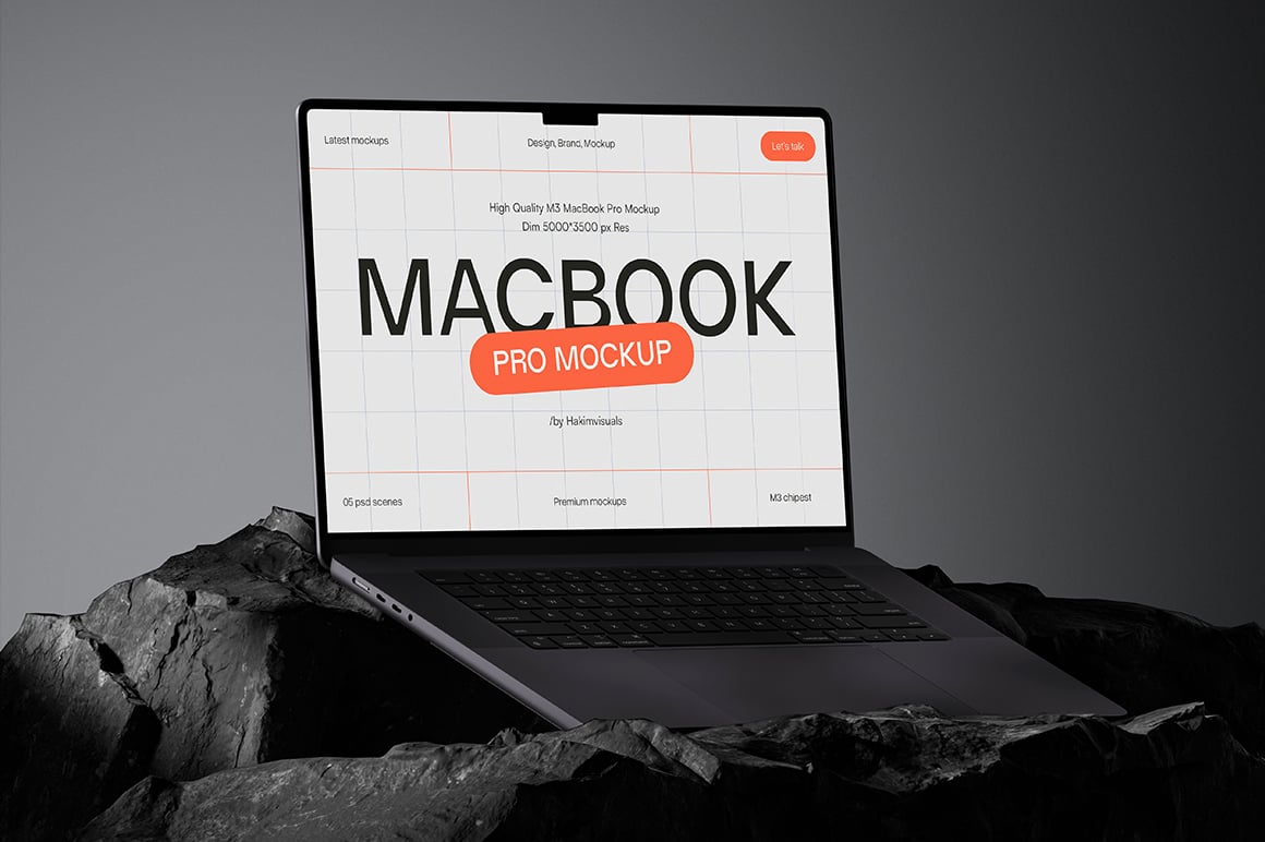 MacBook Pro M3 Mockup