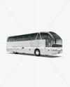 Bus Mockup - Half Side View