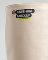 Women's High-Knee Boot Mockup
