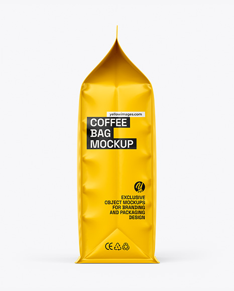 Matte Coffee Bag Mockup